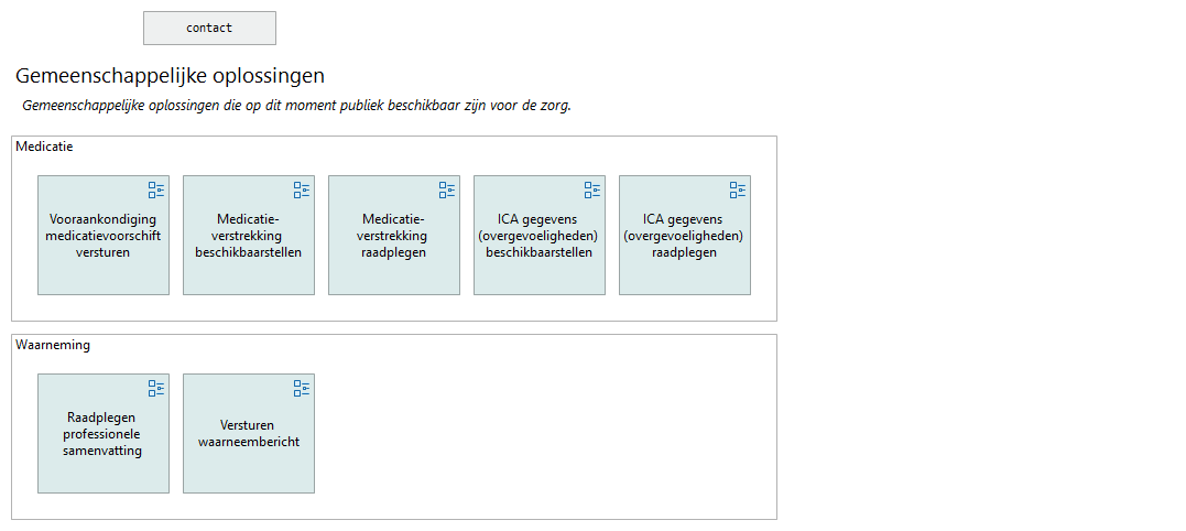 Bestaande gemeenschappelijke oplossingen
